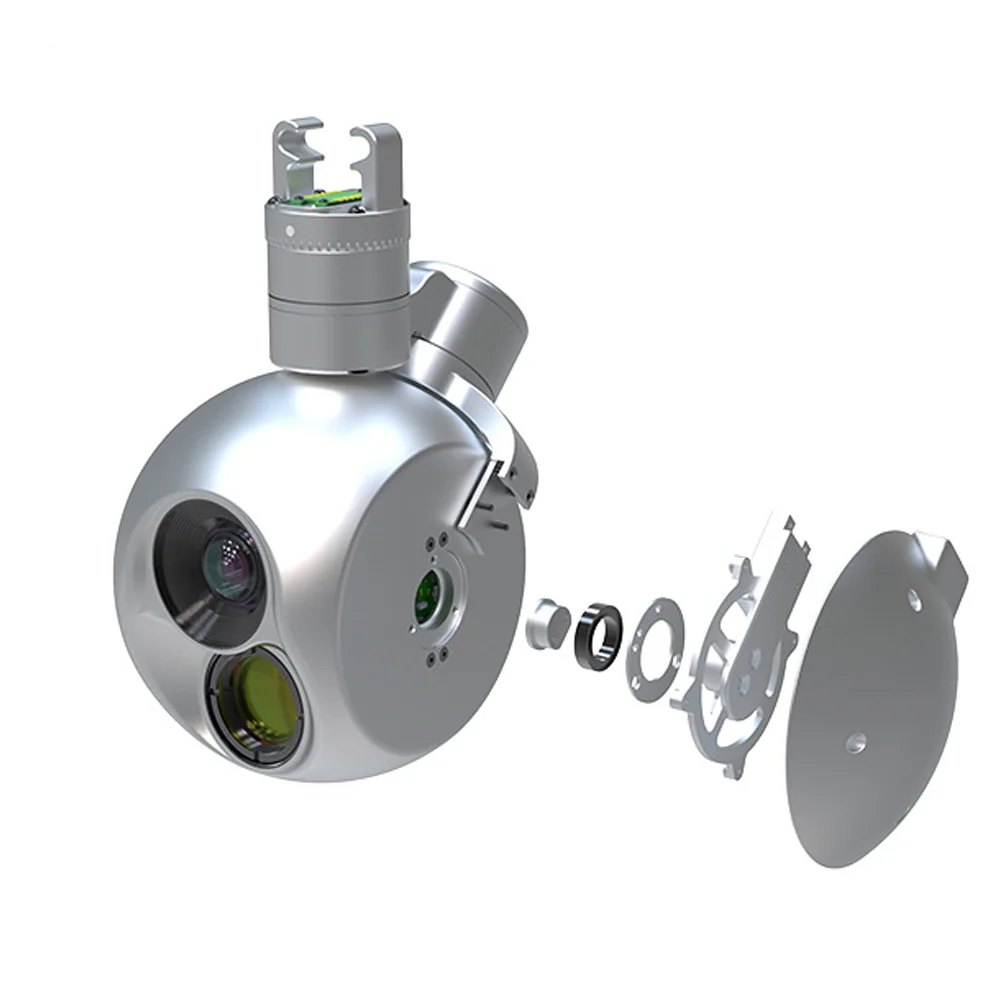 INYYO-Q302S 30x zoom doppio pod fotoelettrico a infrarossi immagine termica UAV AI