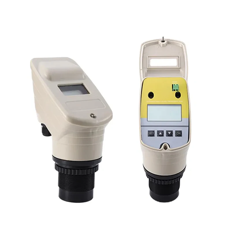 

Low Cost Ultrasonic Liquid tank Level Meter 4-20ma Oil Ultrasonic Level Gauge Non Contact 0~5m Pool River Level Measuring