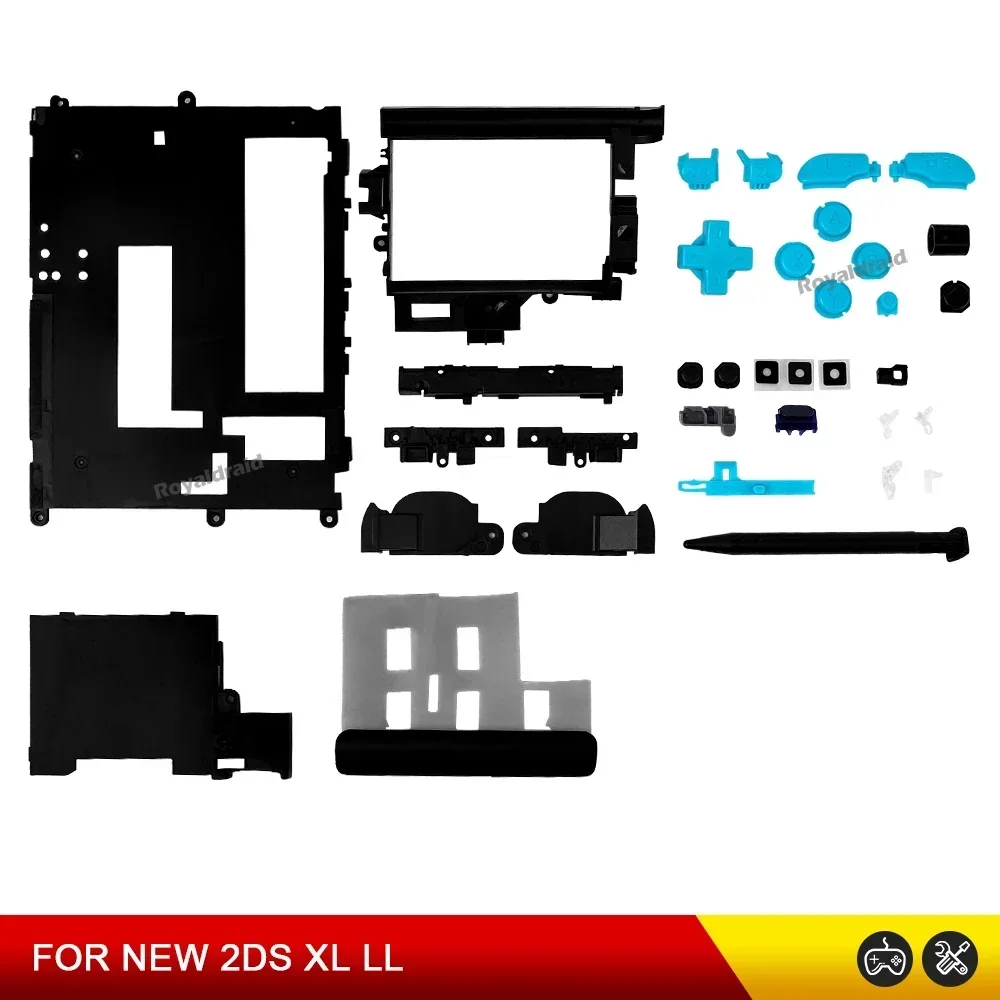 

Полный комплект кнопок ABXY L R ZL ZR DPad Cross Button для NEW 2DSXL, набор кнопок для NEW 2DS XL/LL, игровые аксессуары