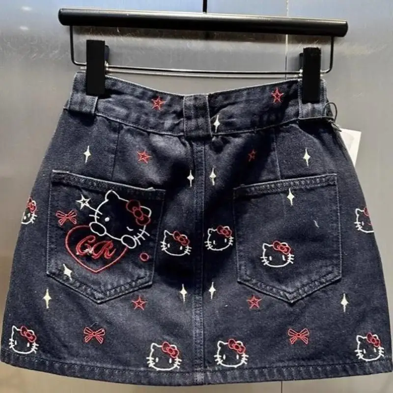 

Sanrio Cartoon Short Skirt Hello Kittys New Style Summer Kawaii Cute Slim Casual Comfortable Versatile Breathable High Gifts