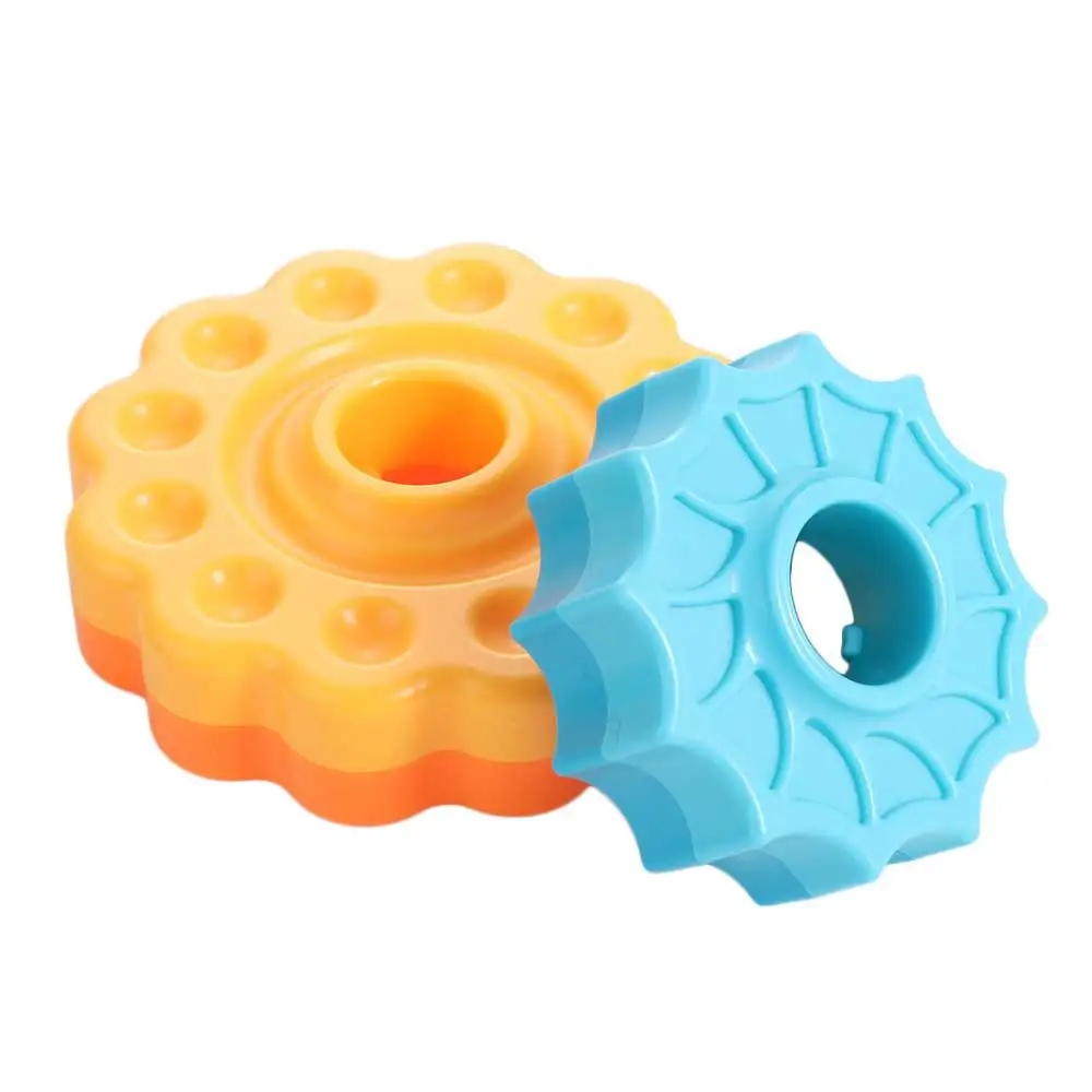 Montessori Roterende Regenboogtoren Hand-oog Coördinatie Kleur Herkennen Roterende Schroefbout Veiligheid voor vroeg onderwijs