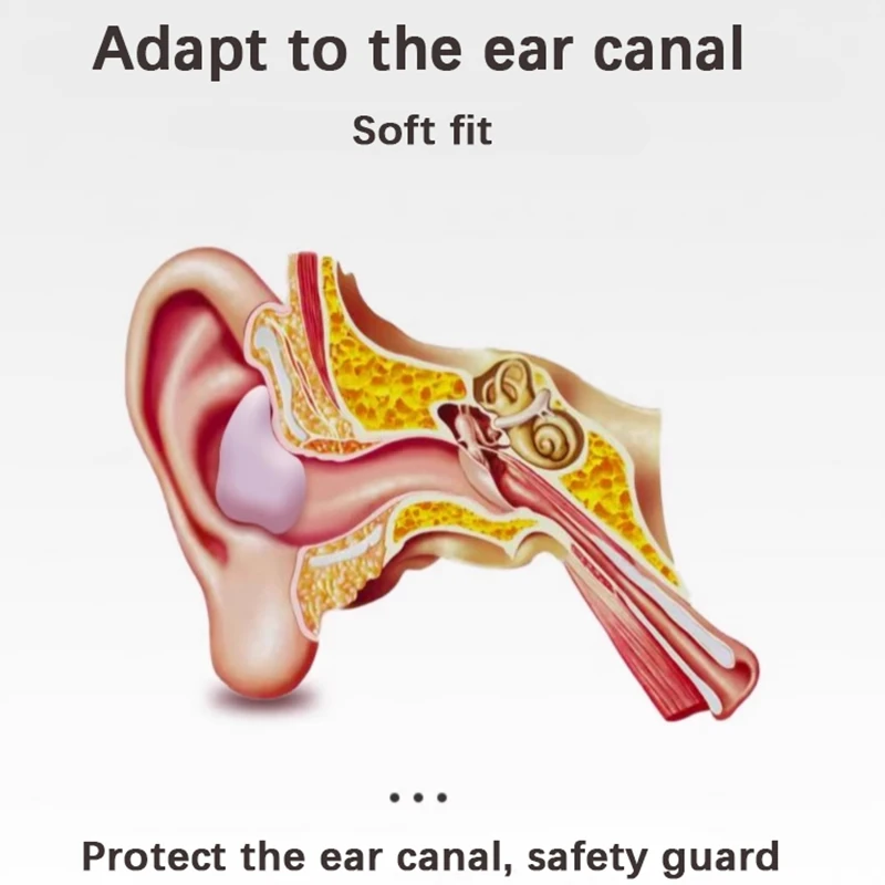 Silicone earplugs sleep sleep special super soundproof students study dormitory anti-noise snoring noise reduction