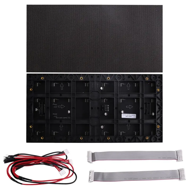 B50B-2Pcs Indoor P2.5 Full Color LED Display Module HUB75 P2.5 LED Screen Panel 320X160mm 128X64 Pixels P2.5 LED Panel Matrix