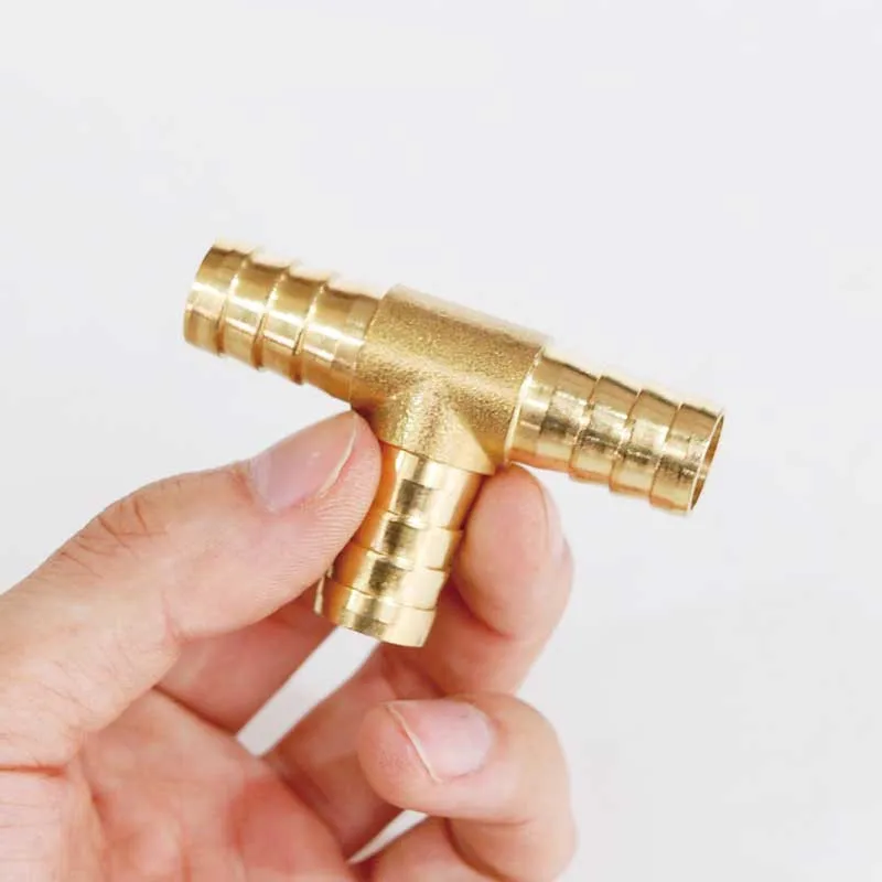 Brass Barb Pipe Fitting 2 3 4 Way Connector for 4mm 6mm 8mm 10mm 12mm 14mm 16mm 19mm Hose Copper Pagoda Water Tube Fittings