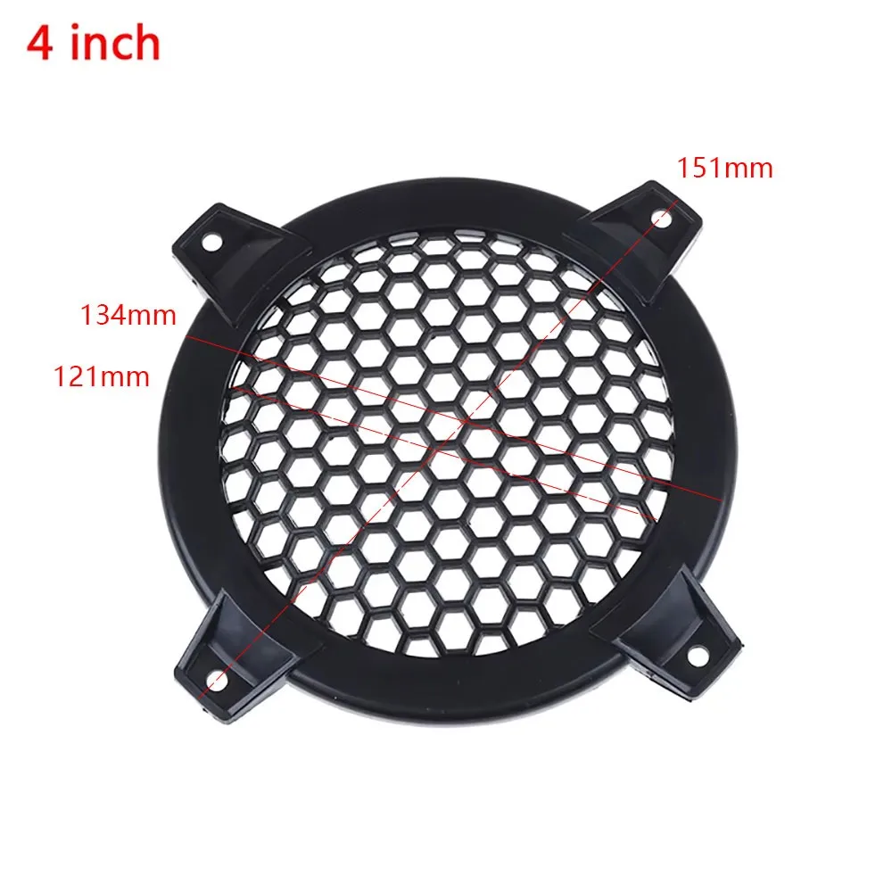1 Peça Grelha de Subwoofer de 4/6/8/10/12 polegadas, Rede de Plástico de Substituição, Protetor de Grelha Redonda para Subwoofer, Acessórios para Alto-falante