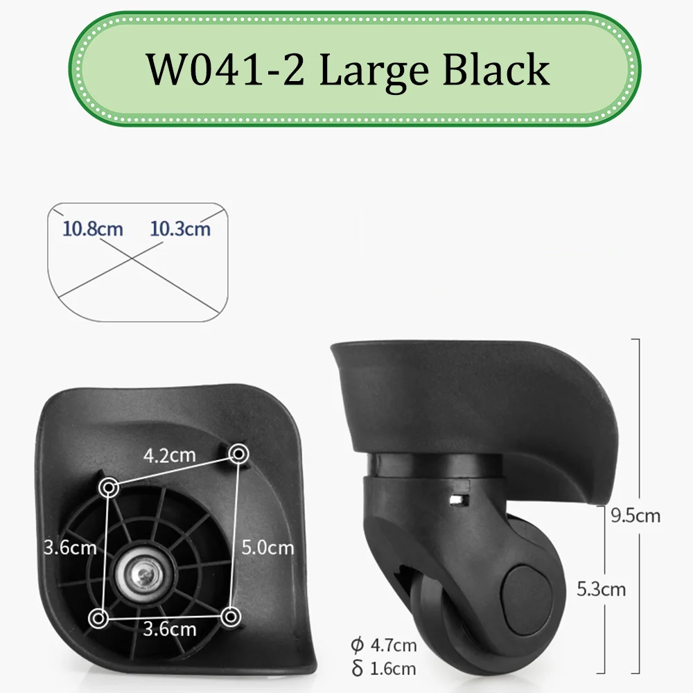 Suitable For Samsonite W041-2 Universal Wheel Trolley Case Wheel Replacement Luggage Pulley Sliding Casters Wear-resistant