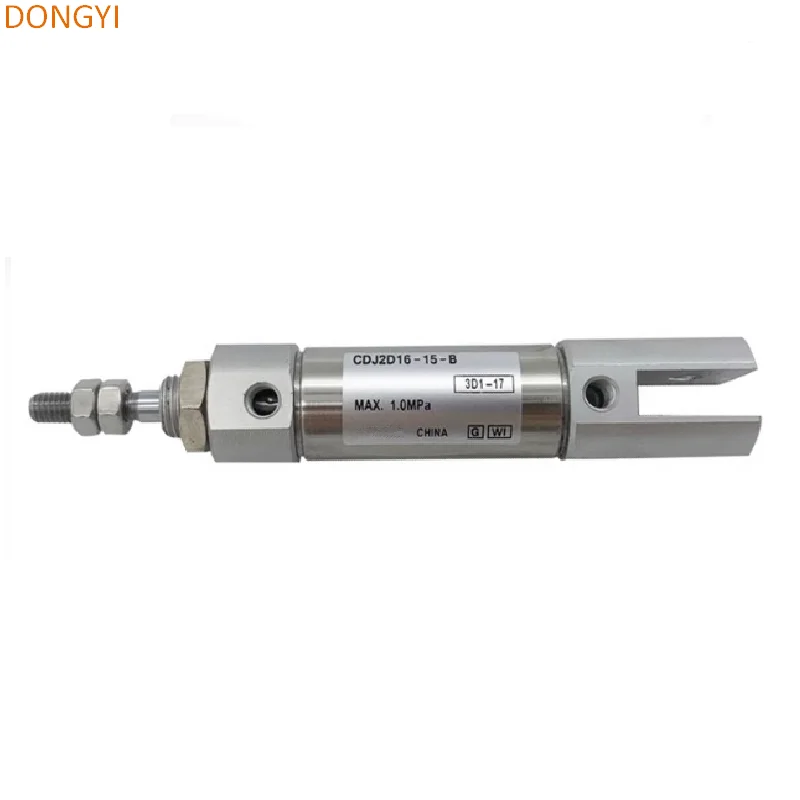 Air Cylinder: Standard Type Double Acting,Single Rod CJ2 Series,CDJ2D10/12-15/30/45/60/75/100/125/150