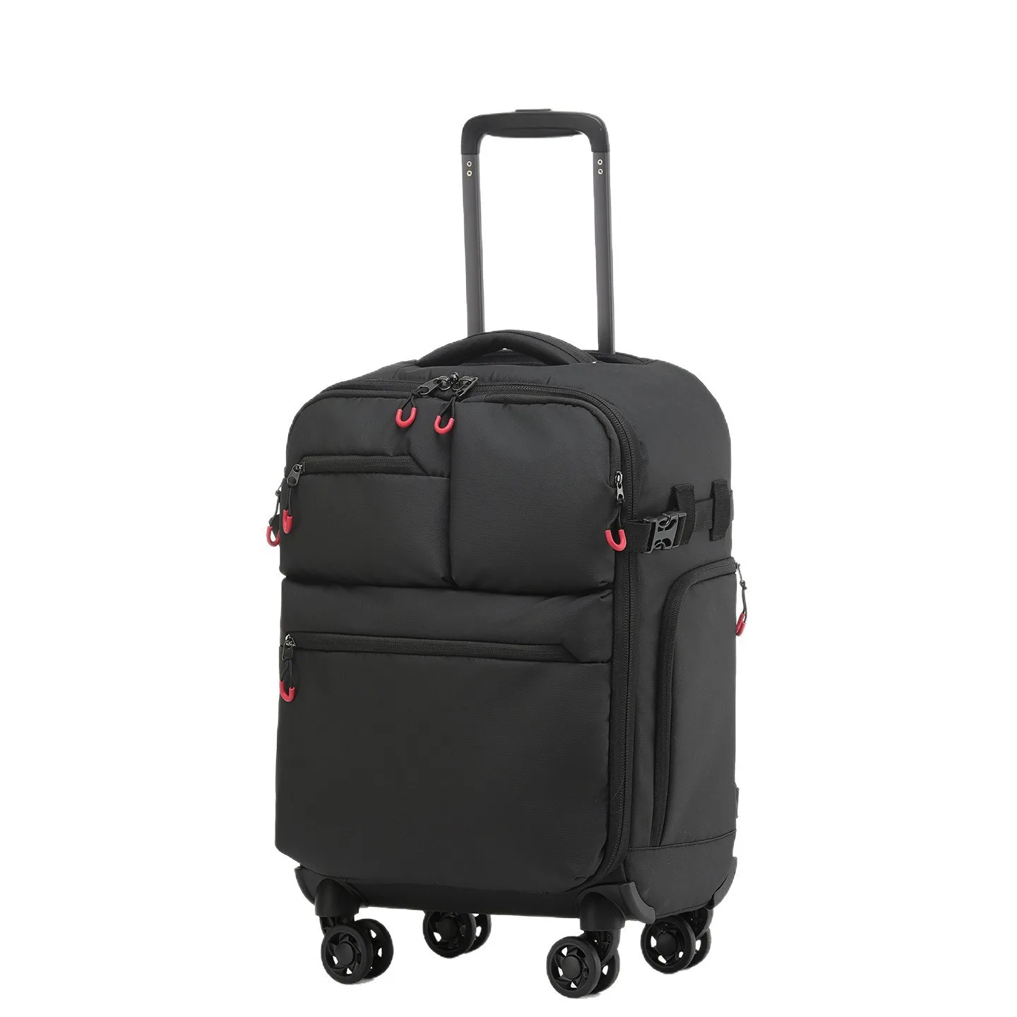 KLQDZMS Men's Suitcase 18-inch Ultra-light Boarding Box Oxford Waterproof Trolley Case Universal Wheel Rolling Cabin Luggage