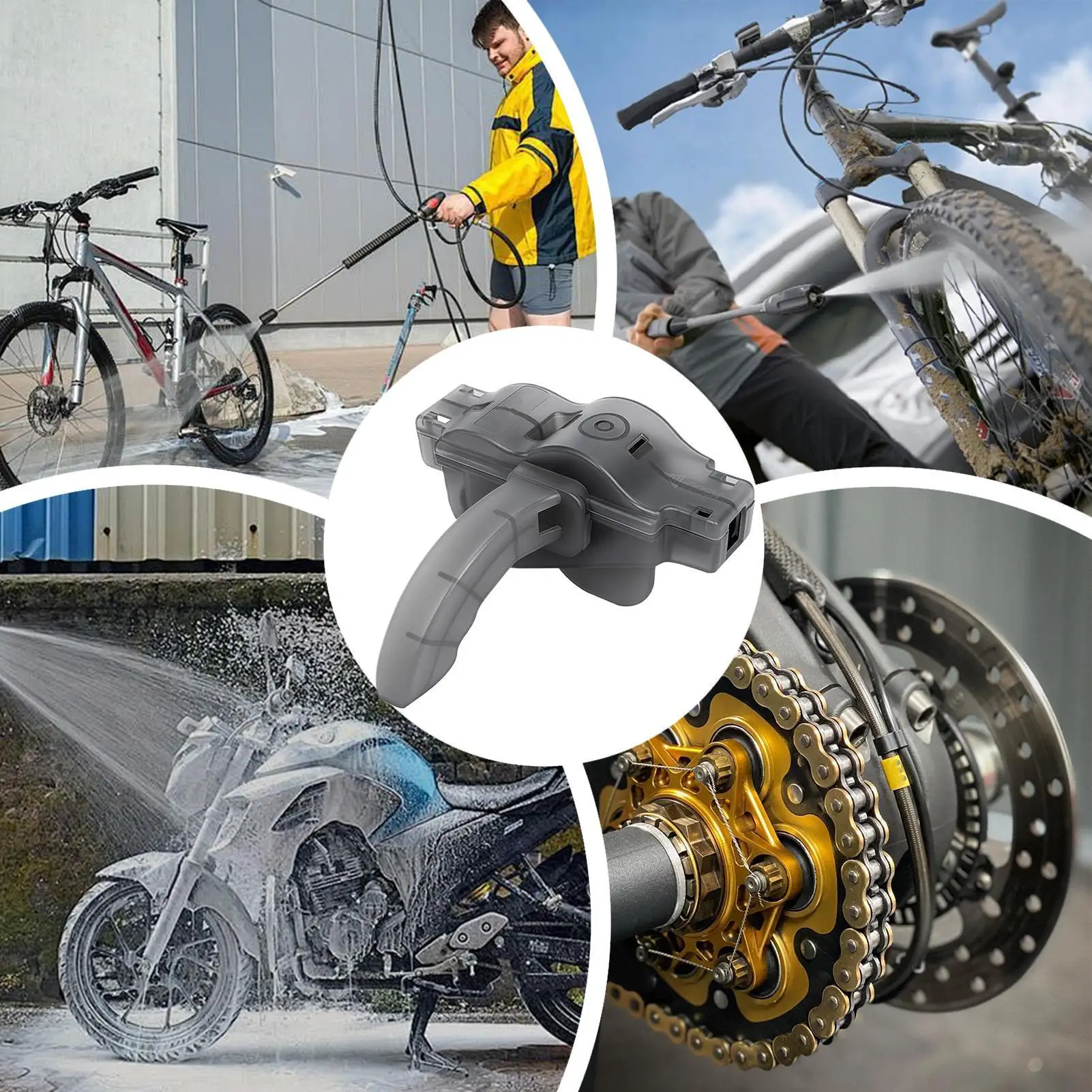 

Щетка для велосипедной цепи, инструмент для мойки цепи, электрический мотоцикл, инструмент для ухода за механизмом, скруббер, шайба для взрослых, женщин, мужчин, велосипед