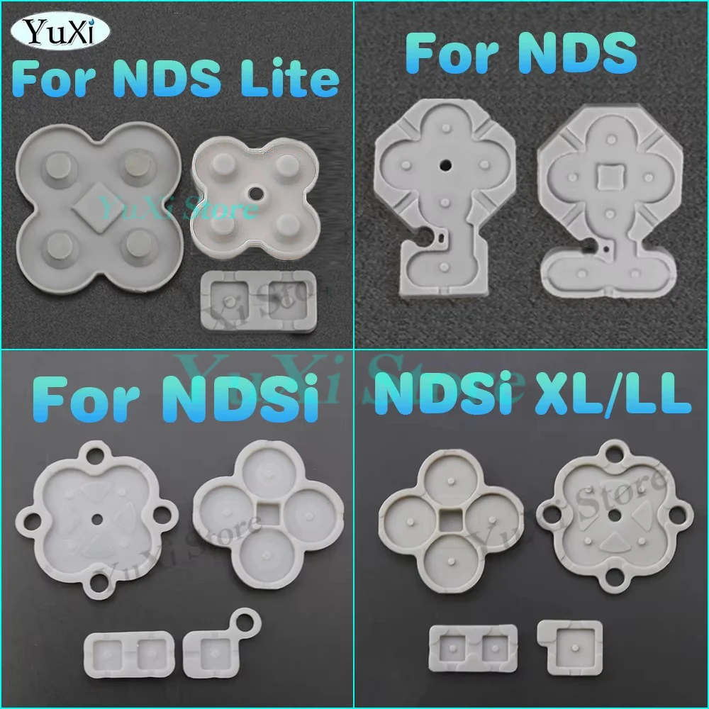 

Conductive Rubber Button Pad For NDS Lite NDSL NDS NDSi XL LL Replacement Silicon Button Pads