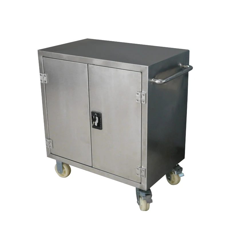 Thickened stainless steel tool cabinet Steel cabinet with lock Low cabinet Thickened locker Multifunctional workbench
