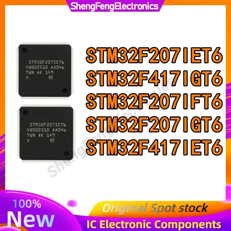 

STM32F207IET6 STM32F207IFT6 STM32F207IGT6 STM32F417IET6 STM32F417IGT6 STM32F207 STM32F417 STM32 STM IC MCU Chip LQFP176 in stock