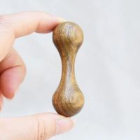 New Wooden Finger Bone Toys Rotating Polishing Hand Spinner Rosewood Ebony Dumbbell Decompression Toy Gifts