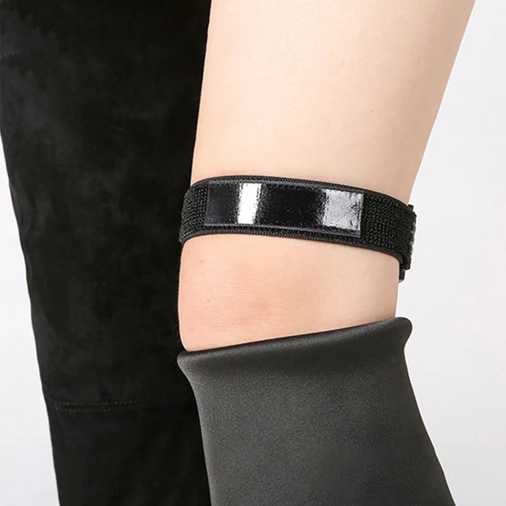 1 مجموعة مطاطا التمهيد الأشرطة قابل للتعديل المضادة للانزلاق الركبة عالية الأحذية إصلاح حزام الأحذية استقرار قابل للتعديل التمهيد الأشرطة #5