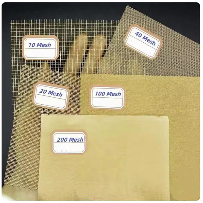 Brass Woven Wire Mesh Cloth Fabric Screen 3 To 250 Mesh