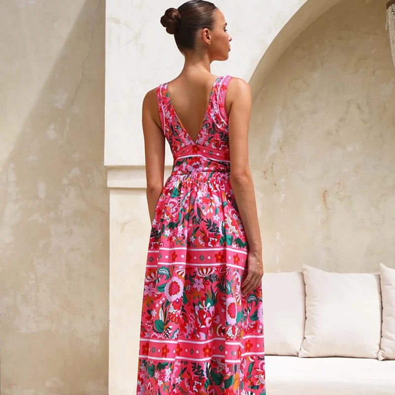 Women Floral Print One-Piece Swimsuit Set Print V-neck Push Up Women Swimwear Monokini Bodysuit Luxury Summer Bathing Suit