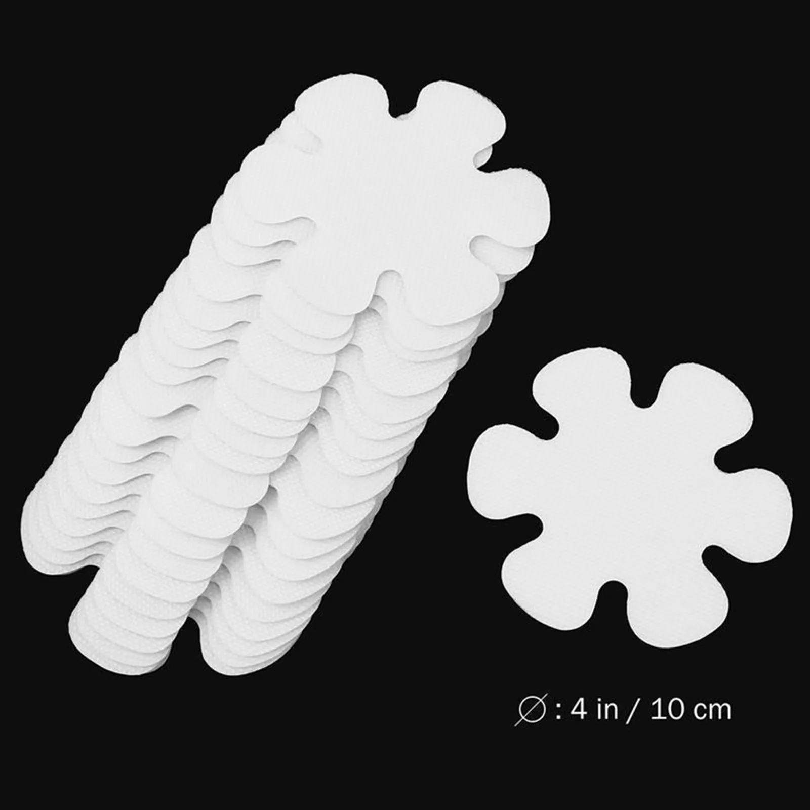 Non-Slip Bathtub Stickers Safety Bathroom Tubs Showers Treads Adhesive Decals Pure White Snowflake Shaped Bathroom Anti slip sti