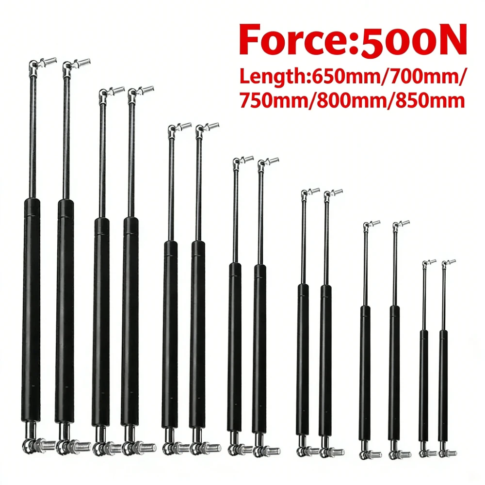 

Lazmllcan 2 шт. универсальные газовые пружины-амортизаторы 500Н, 650-850 мм, для переднего капота и заднего багажника