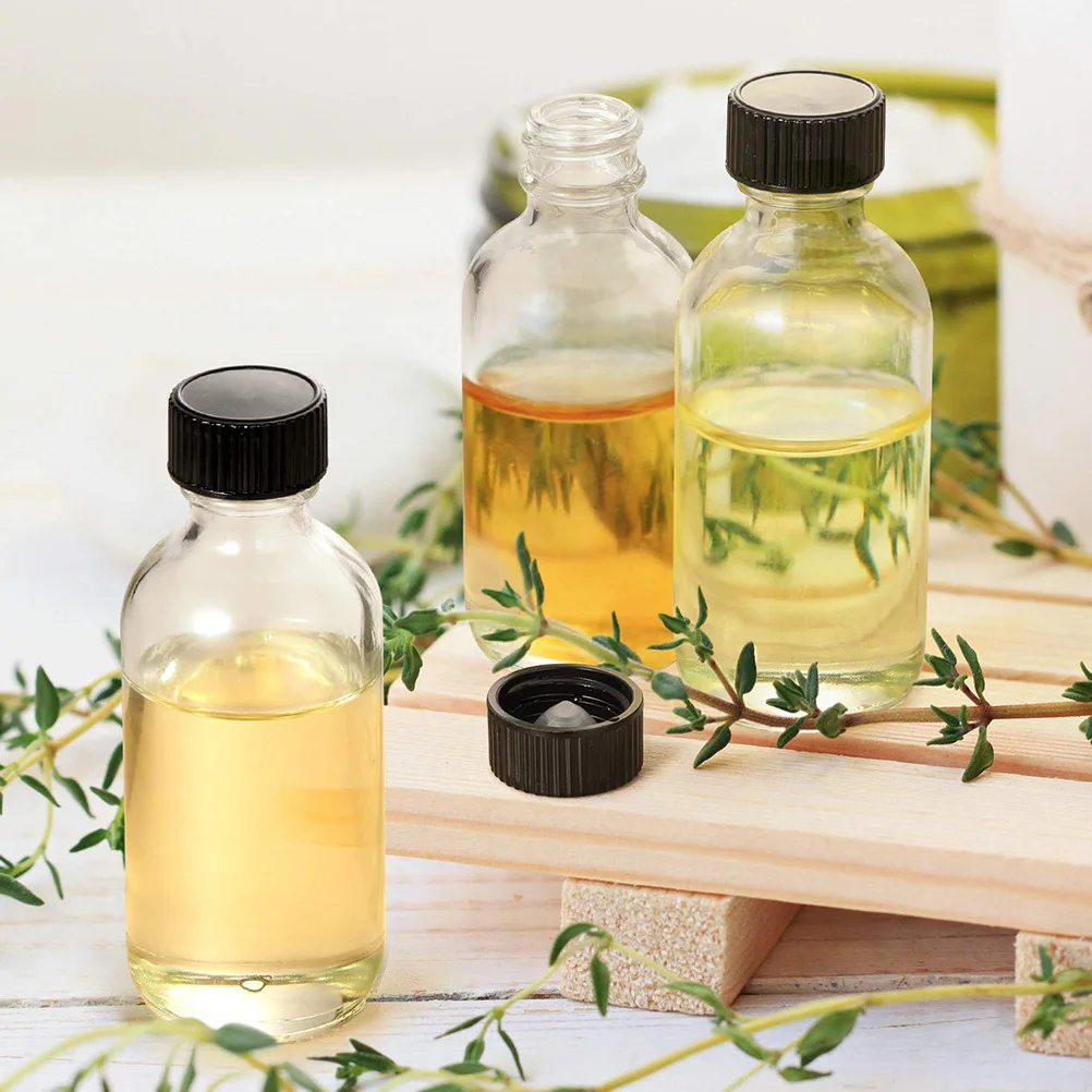 

12Pcs Thickened Glass Reagent Bottles Small Mouth Transparent Sample Sealing Leakproof Chemical Storage Glass Reagent Bottle