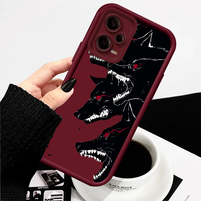 Shark Wolf Fashion Cool Good Eye Ladder For Xiaomi Redmi Note 13 12 12C 11 11S 10 10C 10A 9C 9A Pro 5G Cover Phone Case