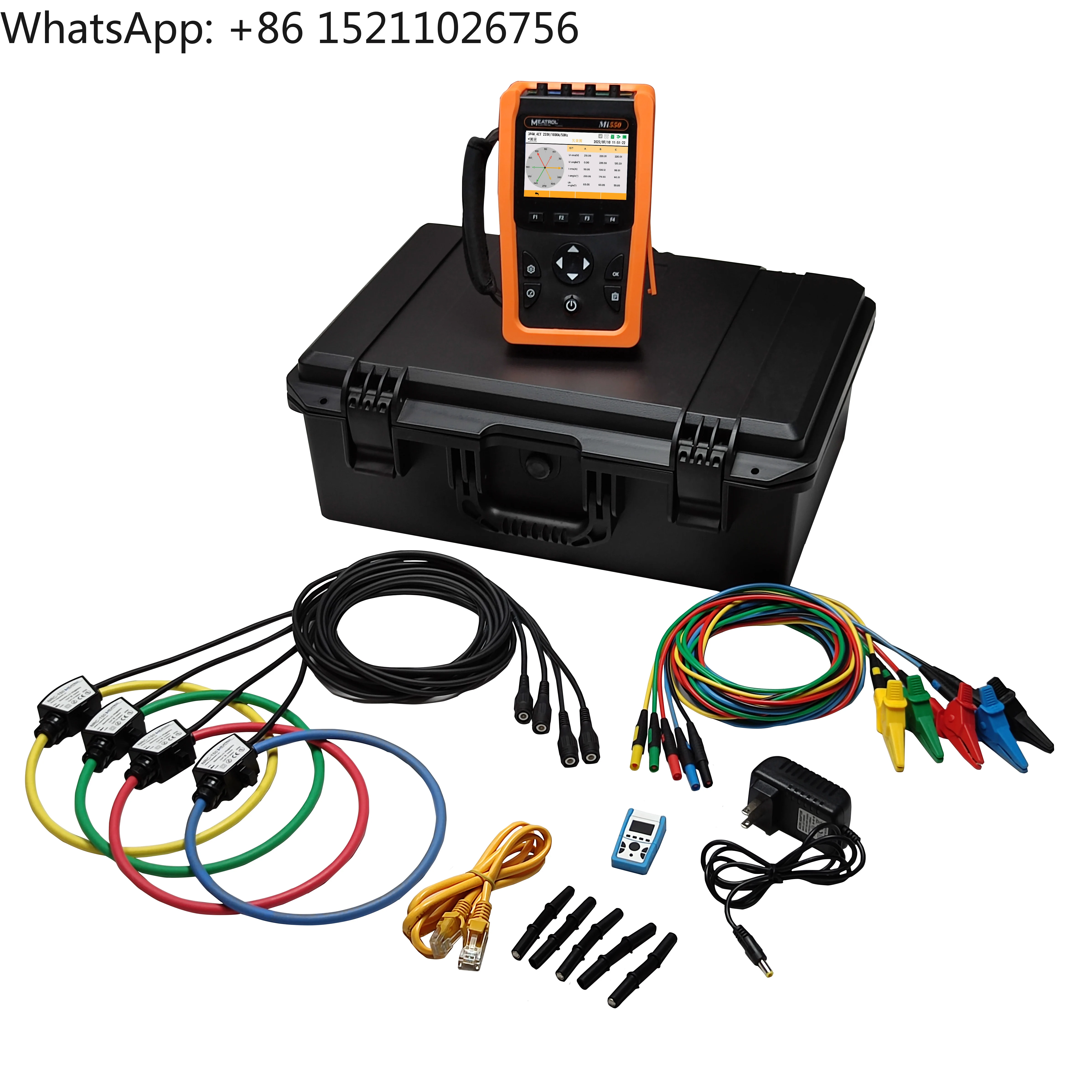 Mi550 High Quality Power Analyzer Current Volt Harmonics Waveform Display Modbus TCP Handheld Electricity Energy Analyzer