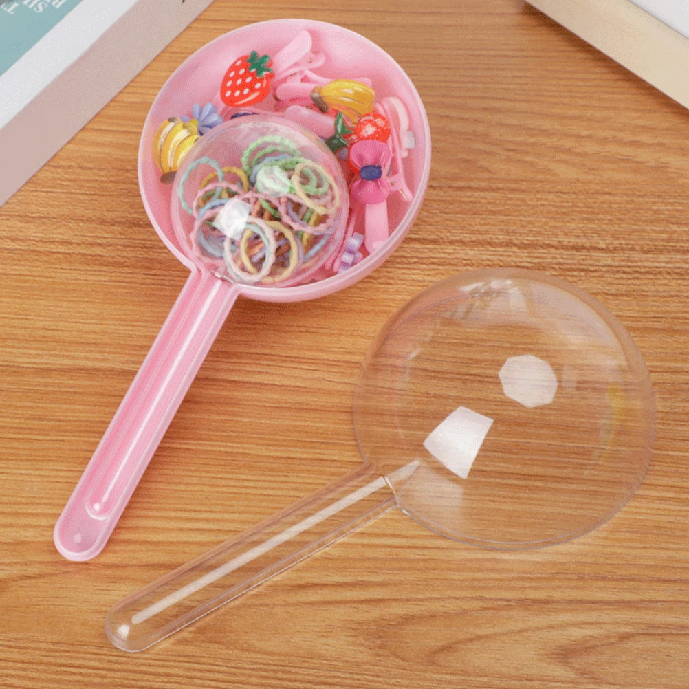 

12pcs Plastic Lollipop Shaped Storage Containers Sphere Display Organizer Gift Box Toy Decor Packaging Home Party
