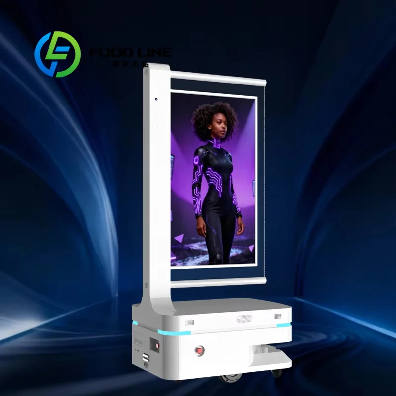 Commercial AI Digital Human Robot Interactive Digital Signage Touch Screen Advertising Kiosk with Voice Recognition