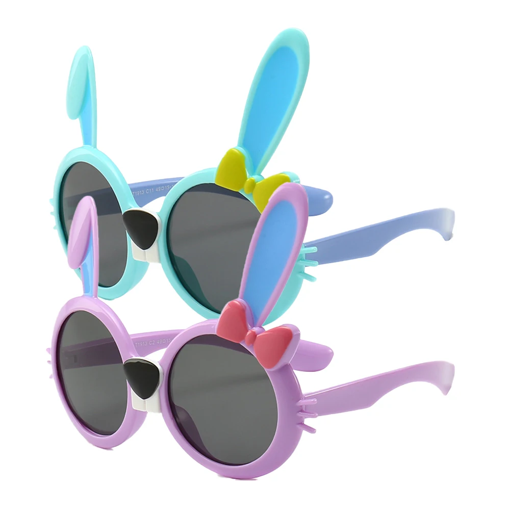 

Bunny Sunglasses Cartoon Durable Party Supplies Kids Favors Photo Props Glasses Easter Design Lightweight Fits Most