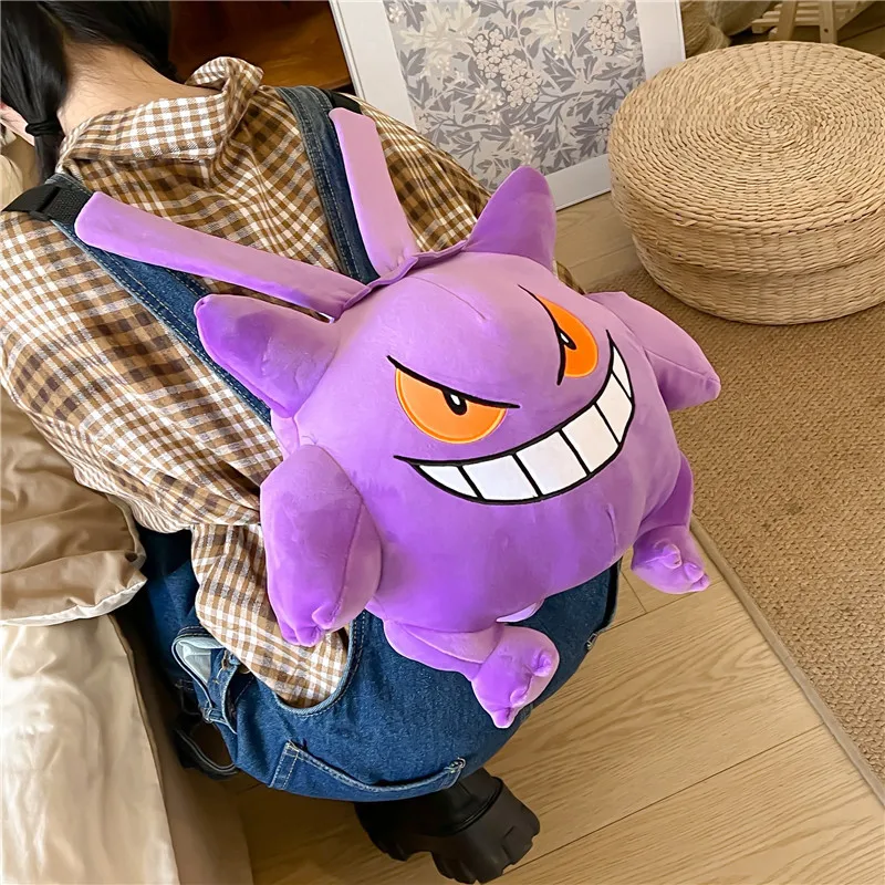 Kawaii Pokemon аниме милый рюкзак Gengar косплей студенческий школьный рюкзак с героями мультфильмов для детей сюрприз подарок на день рождения