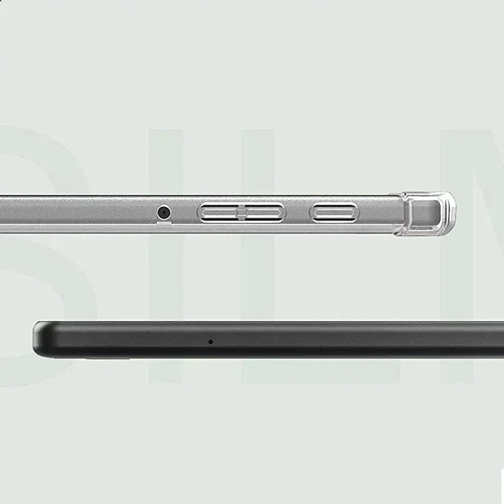 Casing silikon anti guncangan untuk Samsung Galaxy Tab A7 Lite 8.7 SM-T220 SM-T225 Tablet casing fleksibel bening transparan penutup belakang