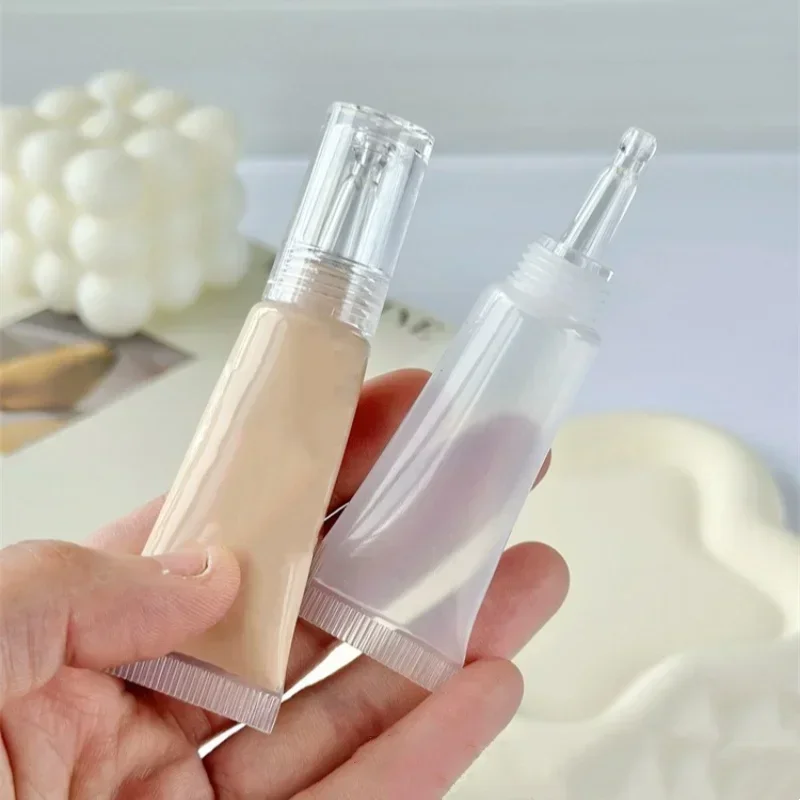 

5-20Pcs10ml Plastic Squeeze Tubes Eyecream Essential Oil Refillable Bottle Acne Cream Liquid Foundation Empty Cosmetic Container