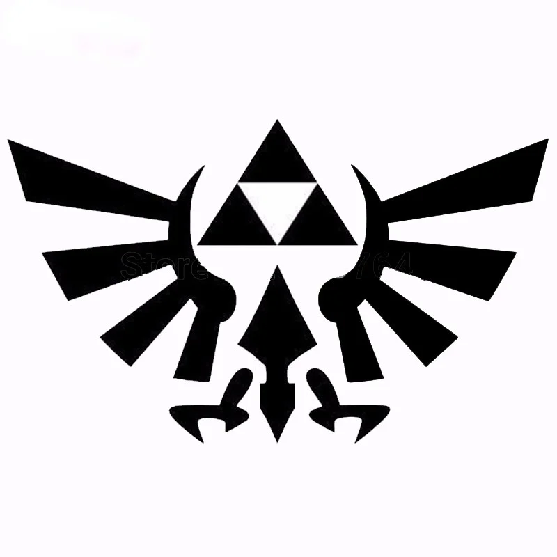 Car Stickers Zelda Anime Car Sticker Motorcycle Decals  vinyl Car Body Window Sticker Car Styling 15cm*9cm