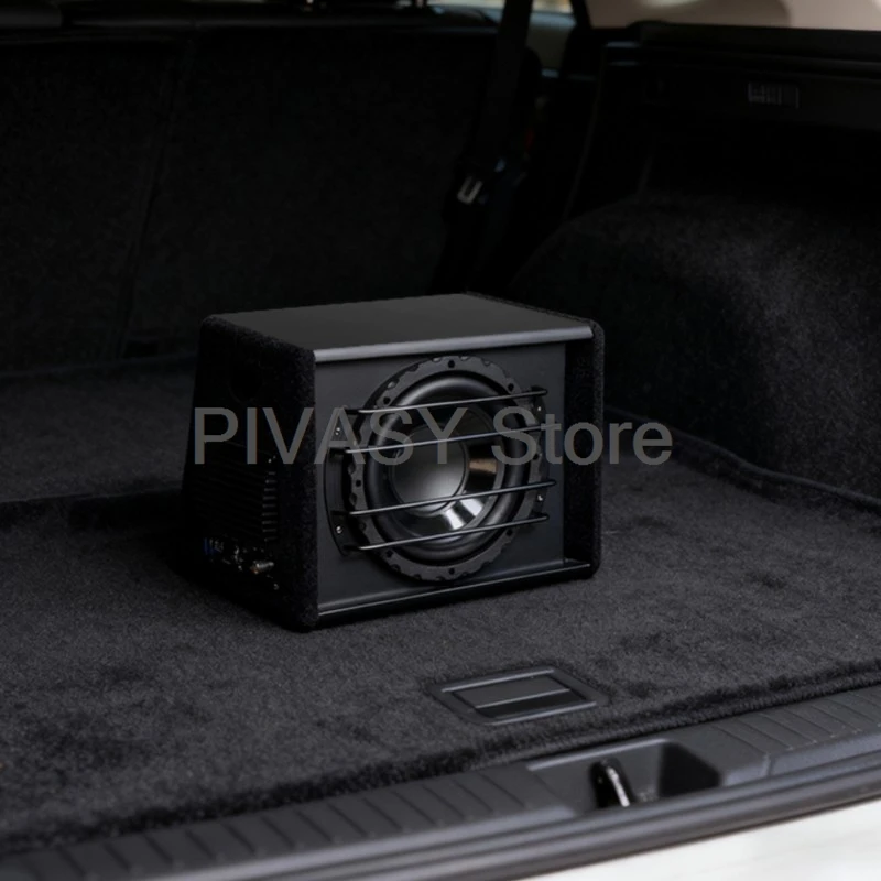 Subwoofer attivo da 800 W 12 V cassa di risonanza per auto 10 pollici Super Bass Audio 4ohm altoparlante 89dB sistema audio per la modifica dell'auto del camion