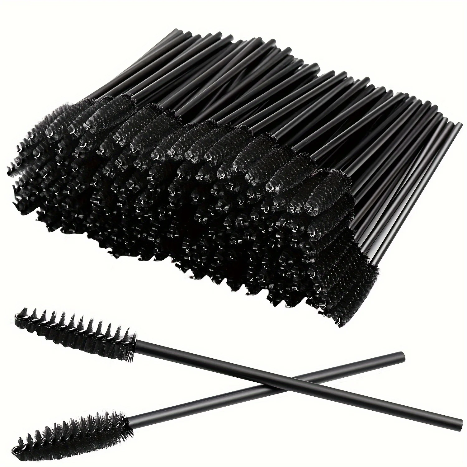 50pcs Disposable Eyelash Brushes Eyelashes Extension Tools Eyebrow Brush Mascara Wands Applicator Spoolers Makeup Tools