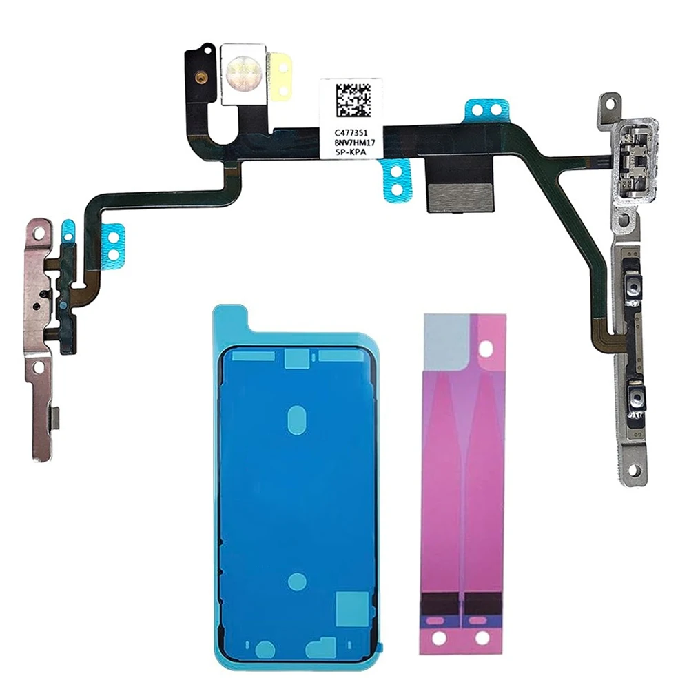 

Power Volume Button On/Off Switch Flash Light Flex Cable Replacement For iPhone 7 8 Plus With Waterproof Tape