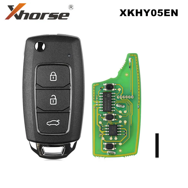 5pcs/lot Xhorse Wire Remotes XKKF21EN XKLKS0EN XKKF02EN XKB501EN XKFO01EN XKHY05EN XKTO00EN XKTO01EN for key Tool Max VVDI2