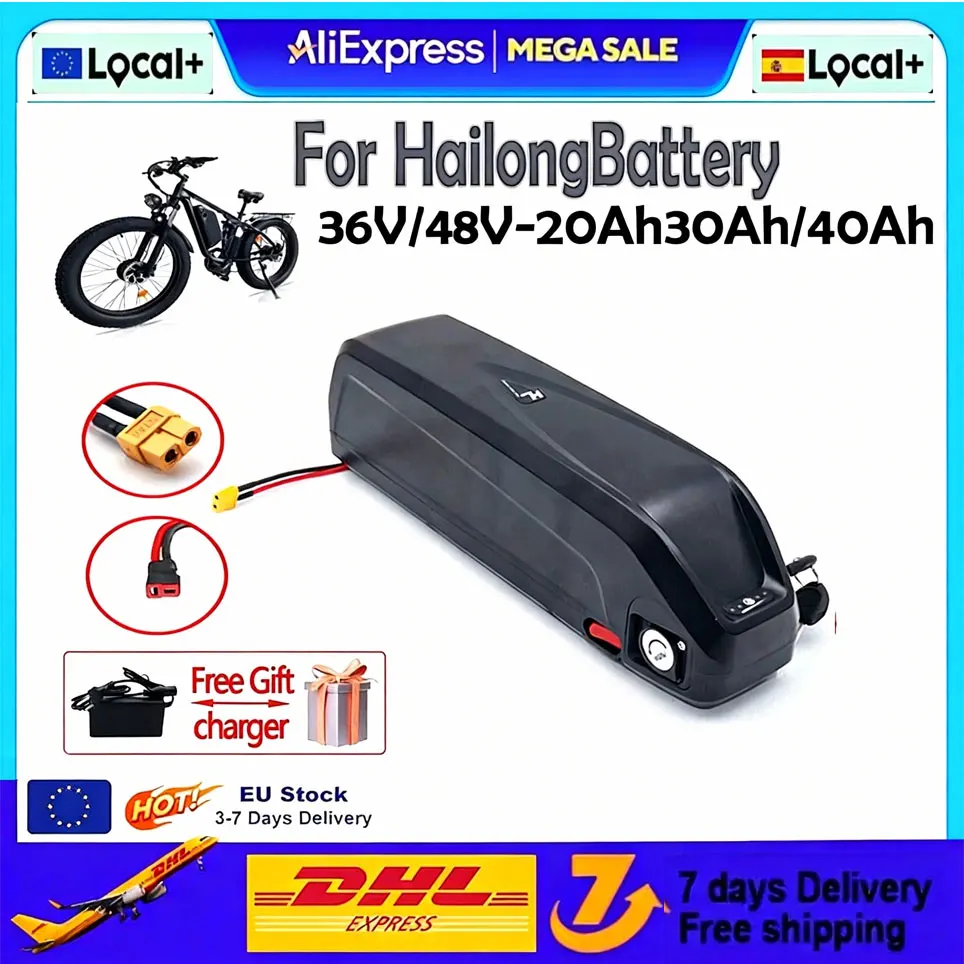 Voor Hailong Batterij 48V 36V 20Ah 30Ah 40Ah ForBafang BBS02 BBS03 BBSHD Motor voor Hailong Batterij 36V - afbeelding 2