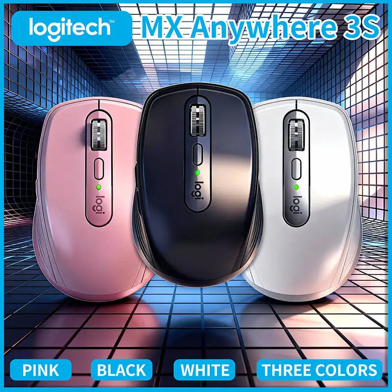 

Logitech MX Anywhere 3S Office Mouse - 8000 DPI, Hyper-Scroll, Silent Click, Multi-Device Sync for Home Work