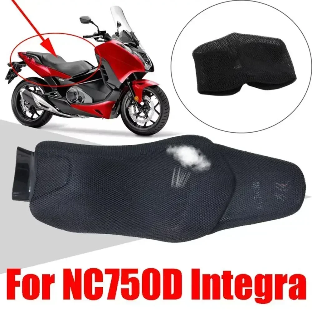 For HONDA NC750D Integra NC750 NC 750 D 750D Accessories Mesh Seat Cushion Cover Protection Heat Insulation Seat Cover Protector