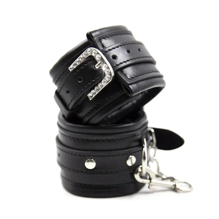 Sex Products Stimulate Massage Adjustable Unisex Sex Slave Handcuffs Ankle Cuffs Fetish Restraints Sex Toys For Women