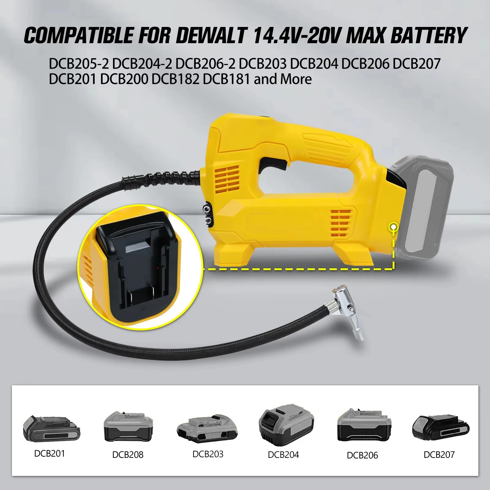 Pompe à air électrique portabl - Cordless Air Pump 20V Battery avis et prix
