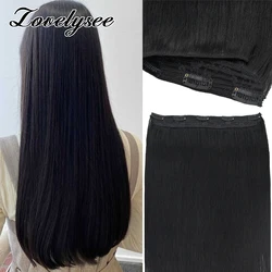 Extensions de Cheveux Brésiliens Lisses à Clips, 5 Clips, 100% Vrais Cheveux Humains, 16 Couleurs Disponibles, 14 à 28 Pouces, 1 Pièce