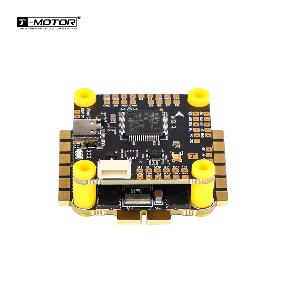 T-MOTOR F7 Stack-Velox CINE F7 FC+V50A SE 4-in-1 ESC MCU: STM32F722