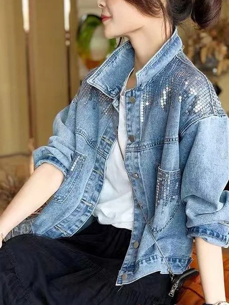 Denim Jacket For Women\'s Jackets For Women Denim Coats Women\'s Denim Jacket Jean Jacket For Womens Women Coat New In Outerwears