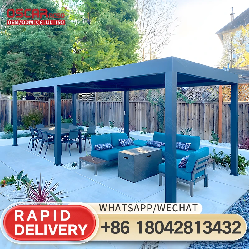 Customizable Aluminum Alloy Garden Canopy with Innovative Design for Outdoor Events Ideal for US Market Manufacturer Direct