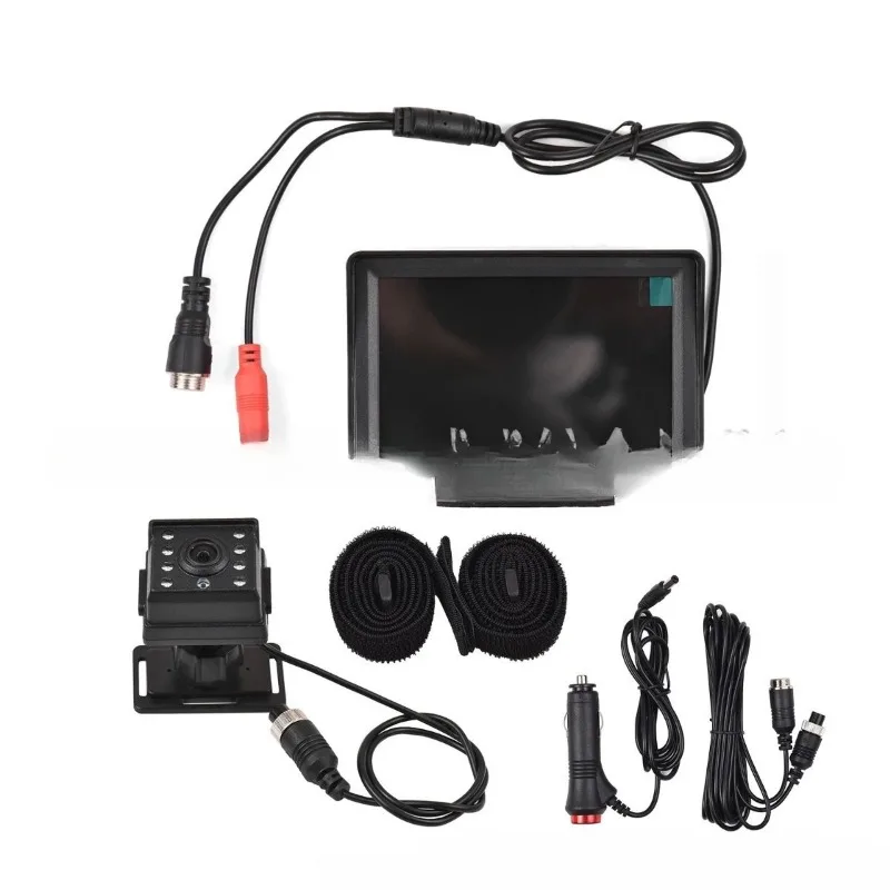 Cross Border Car Baby Safety Seat Rearview Camera 4.3-inch IPS Screen High-definition Night Vision 1080