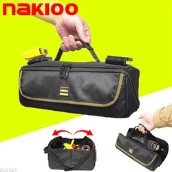 NAKIOO 1680D Portable Kit with Zipper That Can Be Unfolded Tool Organizer Pouch for Electrician Tools Man Gift