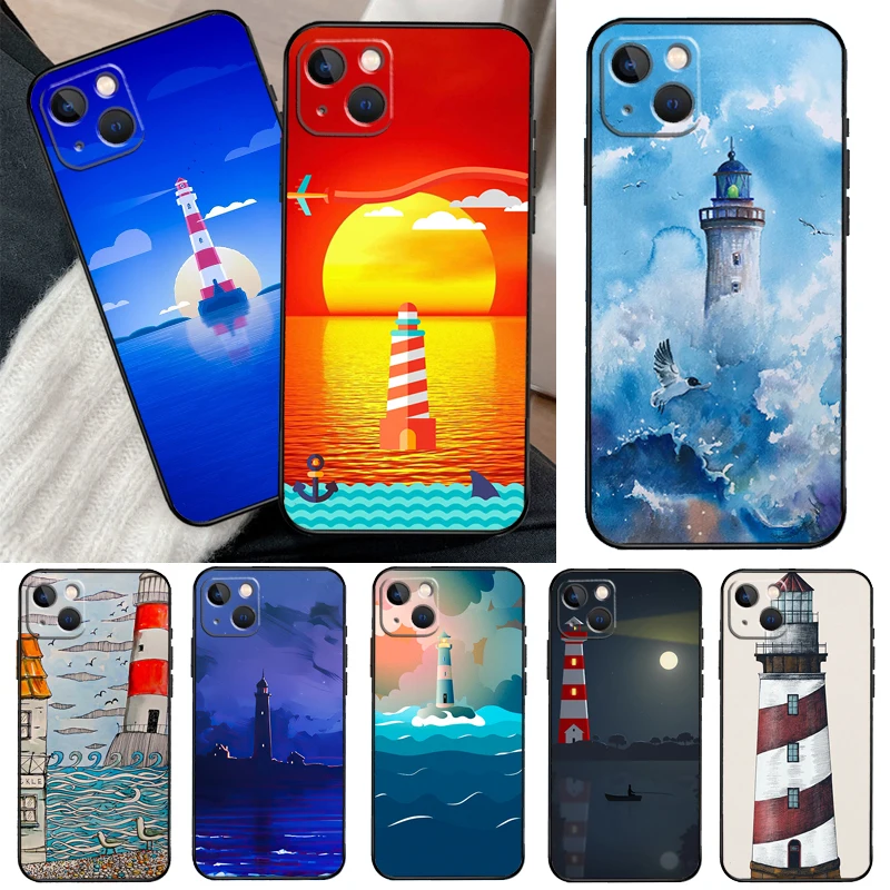 highway landscape lighthouse Case For OPPO Find X8 X6 Pro X9 Ultra Cover For OPPO Reno 10 11 12 13 14 15 Pro 15 F 7 8 Lite