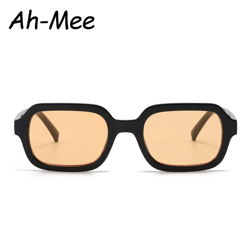 Cycling Fashion Small Square Sunglasses Women lens Gradient Design Eyeglasses Trendy Yellow Sun Female Gafas De Sol Mujer UV400