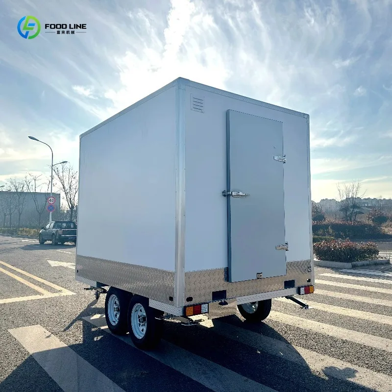 Customized Mobile Double Temperature Cold Storage Refrigerated Trailer for Food Logistics Industry